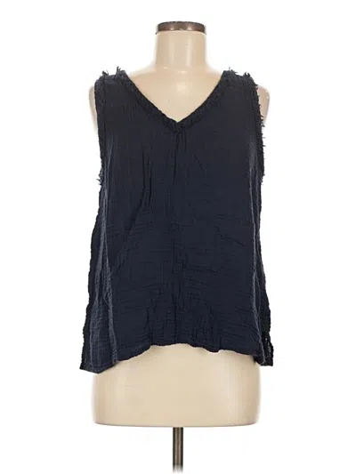 Pre-owned Michael Stars Sleeveless Blouse In Black