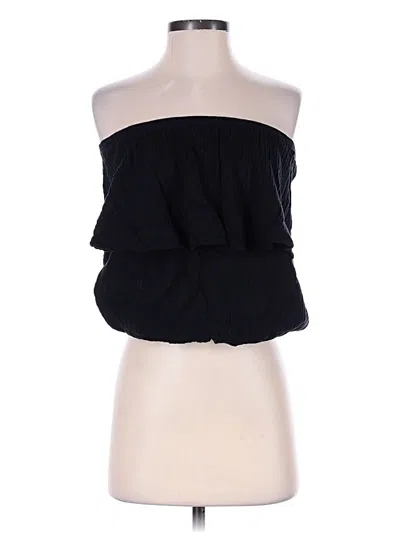 Pre-owned Michael Stars Sleeveless Blouse In Black