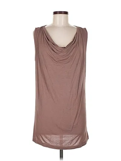 Pre-owned Michael Stars Sleeveless Blouse In Brown