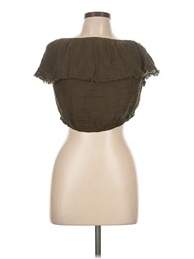 Pre-owned Michael Stars Sleeveless Blouse In Brown
