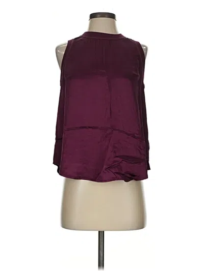 Michael Stars Sleeveless Blouse In Burgundy