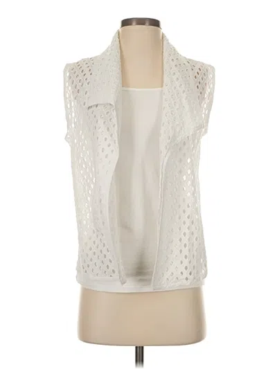 Pre-owned Michael Stars Sleeveless Blouse In Ivory