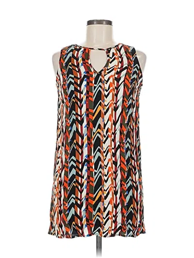 Pre-owned Michael Stars Sleeveless Blouse In Orange