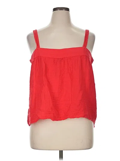 Michael Stars Sleeveless Blouse In Red