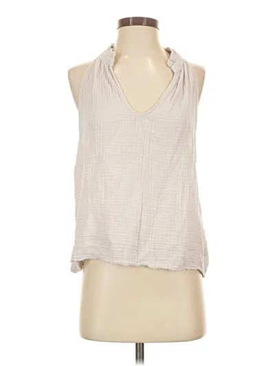 Pre-owned Michael Stars Sleeveless Blouse In Silver