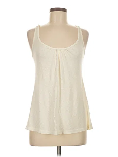 Pre-owned Michael Stars Sleeveless Blouse In White