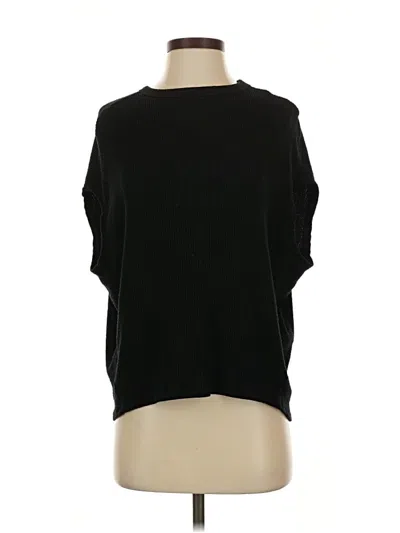 Pre-owned Michael Stars Sleeveless T-shirt In Black