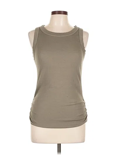 Pre-owned Michael Stars Sleeveless T-shirt In Brown