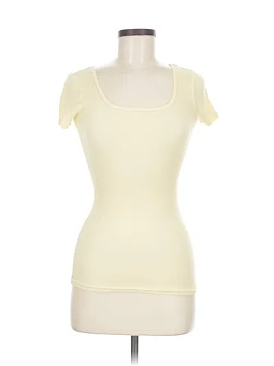 Pre-owned Michael Stars Sleeveless T-shirt In White