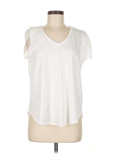 Pre-owned Michael Stars Sleeveless T-shirt In White