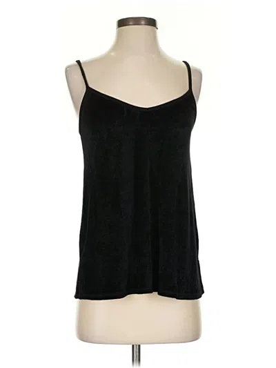 Pre-owned Michael Stars Sleeveless Top Black Scoop Neck Tops