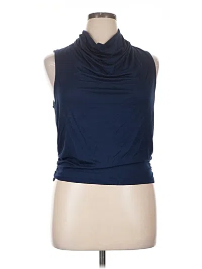 Michael Stars Sleeveless Top Blue Cowl Neck Tops