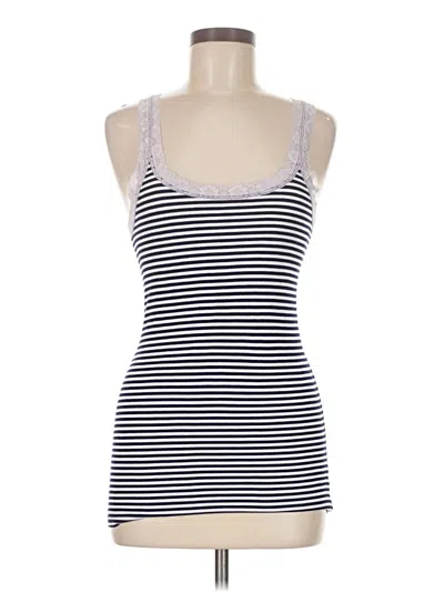Pre-owned Michael Stars Sleeveless Top Blue Sweetheart Neckline Tops