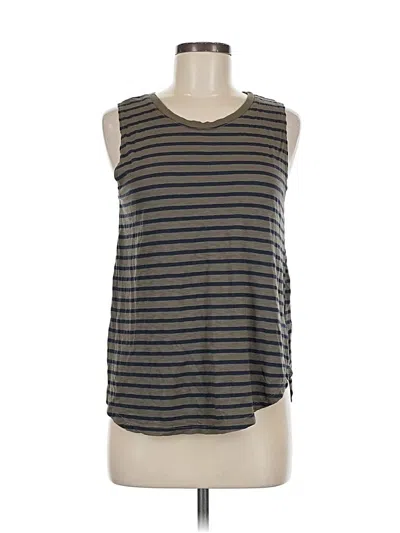 Pre-owned Michael Stars Sleeveless Top Gray Scoop Neck Tops