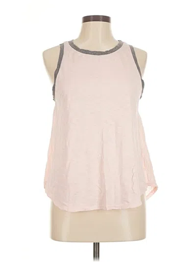 Pre-owned Michael Stars Sleeveless Top Pink Halter Neckline Tops