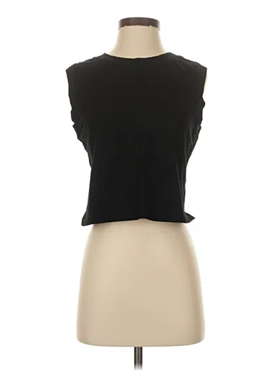 Pre-owned Michael Stars Sleeveless T-shirt In Black