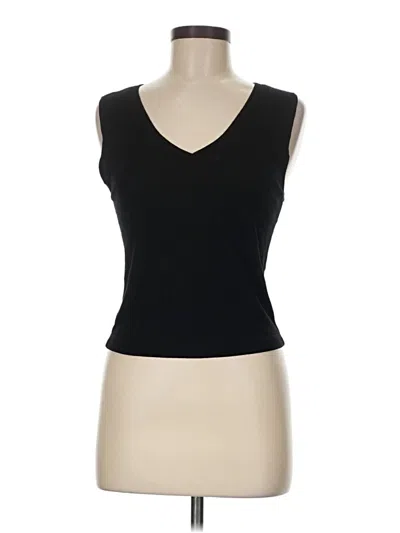 Pre-owned Michael Stars Sleeveless T-shirt In Black