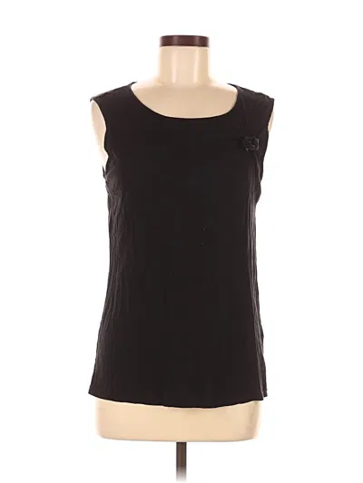 Pre-owned Michael Stars Sleeveless T-shirt In Black