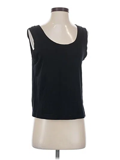 Pre-owned Michael Stars Sleeveless T-shirt In Black