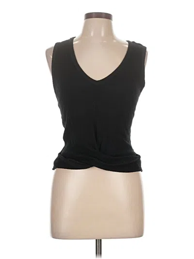 Pre-owned Michael Stars Sleeveless T-shirt In Black