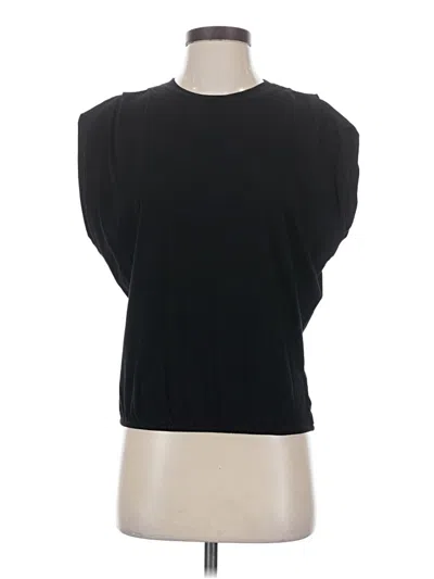 Pre-owned Michael Stars Sleeveless T-shirt In Black