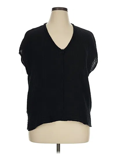 Pre-owned Michael Stars Sleeveless T-shirt In Black
