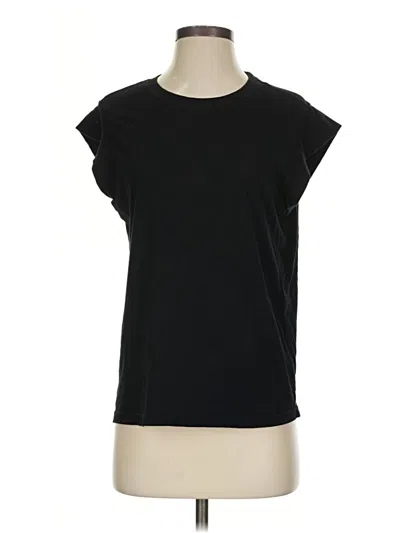 Pre-owned Michael Stars Sleeveless T-shirt In Black