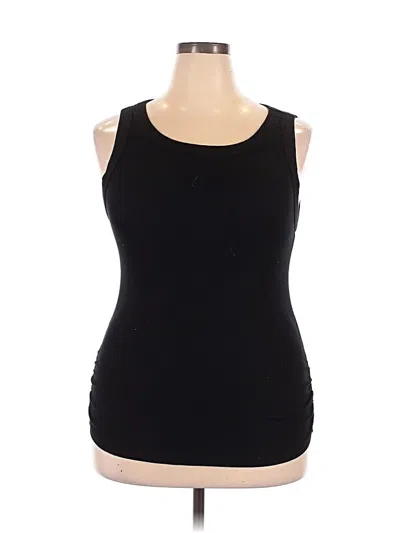 Pre-owned Michael Stars Sleeveless T-shirt In Black