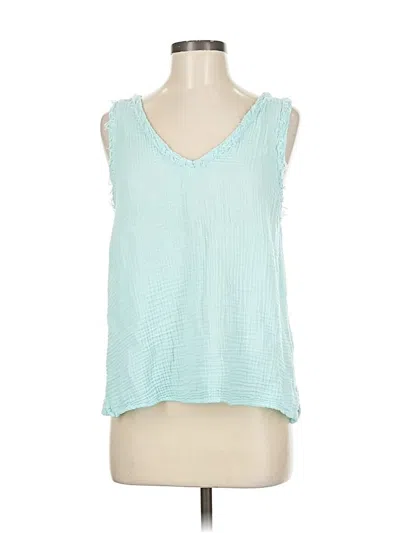 Pre-owned Michael Stars Sleeveless T-shirt In Blue