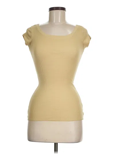 Pre-owned Michael Stars Sleeveless T-shirt In Brown