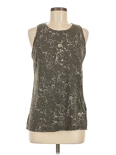 Pre-owned Michael Stars Sleeveless T-shirt In Brown