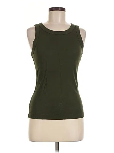 Pre-owned Michael Stars Sleeveless T-shirt In Green