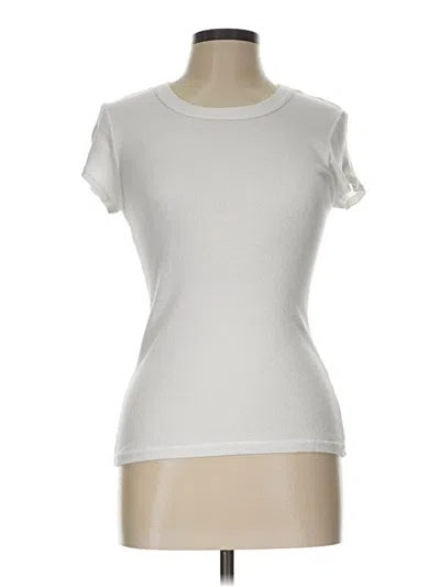 Pre-owned Michael Stars Sleeveless T-shirt In Ivory
