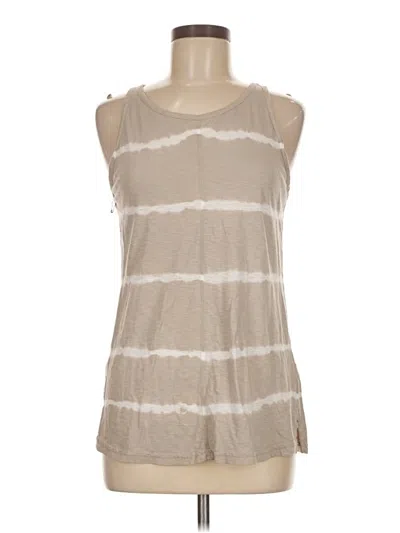 Pre-owned Michael Stars Sleeveless T-shirt In Tan