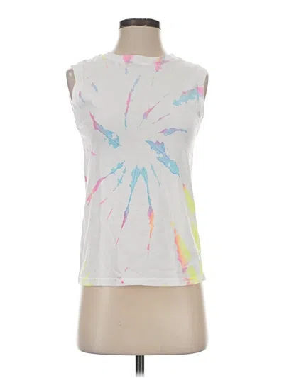 Pre-owned Michael Stars Sleeveless T-shirt In White