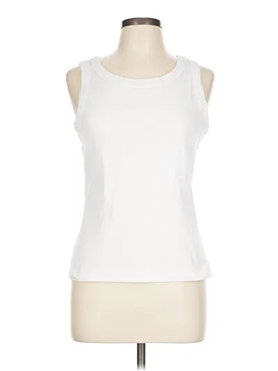 Pre-owned Michael Stars Sleeveless T-shirt In White