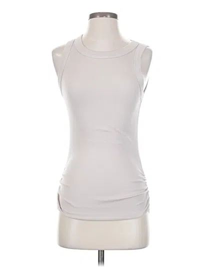 Pre-owned Michael Stars Sleeveless T-shirt In White