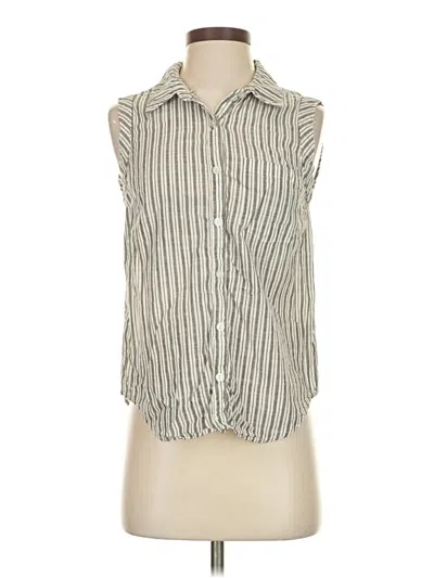 Pre-owned Michael Stars Sleeveless T-shirt In White