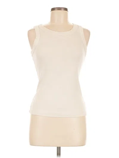 Pre-owned Michael Stars Sleeveless T-shirt In White