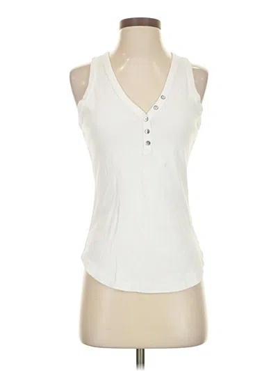 Pre-owned Michael Stars Sleeveless T-shirt In White