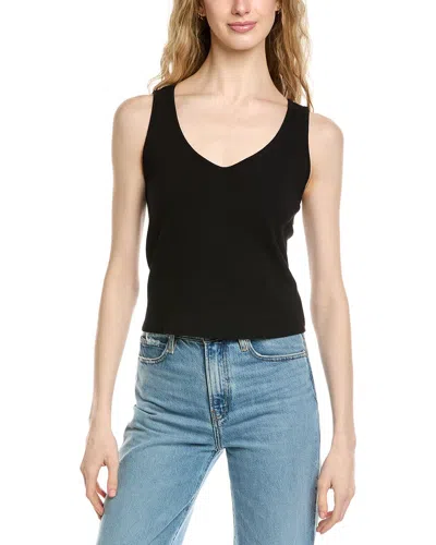 Michael Stars Sloan V-neck Tank In Black