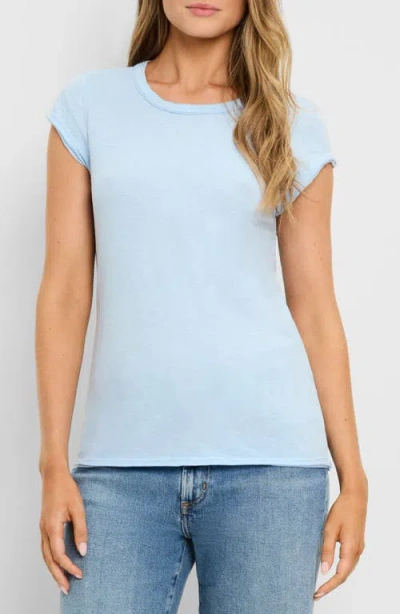 Michael Stars Slub Crewneck Tee In Blue