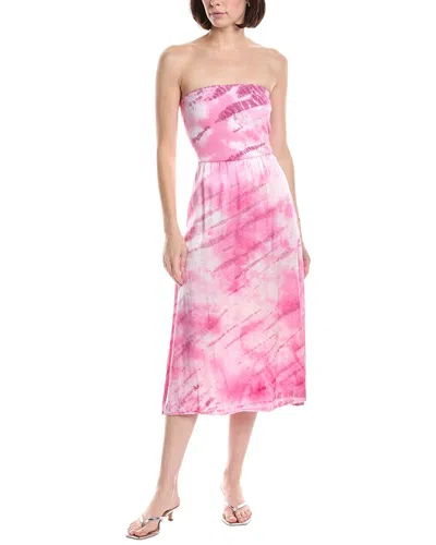 Michael Stars Solange Midi Dress In Animal Print