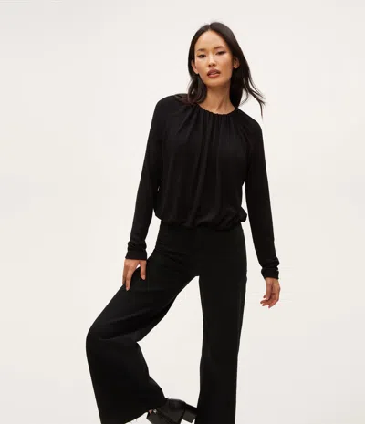Michael Stars Sona Bubble Top In Black