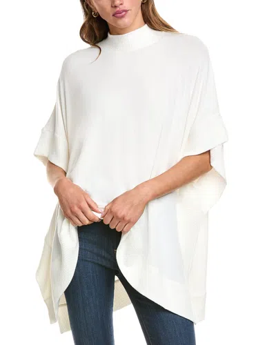 Michael Stars Steph Knit Poncho In White