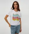 Michael Stars Summertime Cropped Tee In White