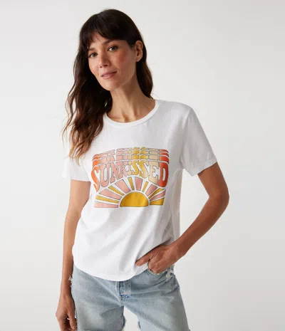 Michael Stars Sunkissed Graphic Tee In White