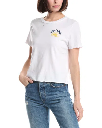 Michael Stars Sunshine Embroidery T-shirt In White