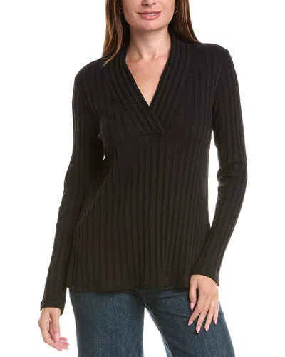 Michael Stars Suri V-neck Pullover In Black