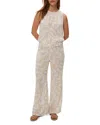 Michael Stars Susie Cotton Gauze Smocked Waist Pants In Neutral